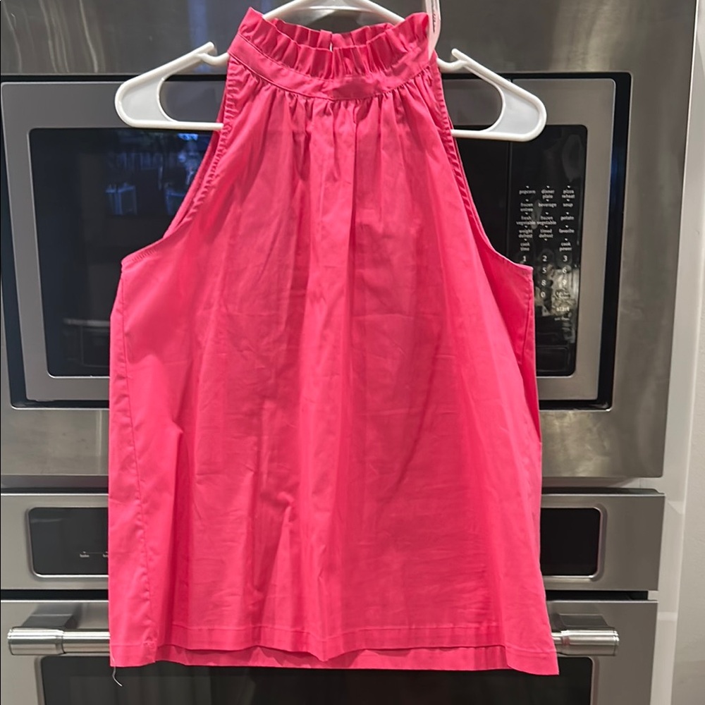Pink Sleeveless Blouse